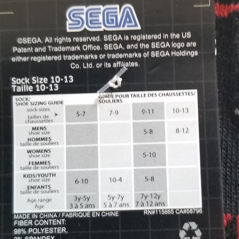 SEGA Genesis Crew Socks - Picture 3 of 4